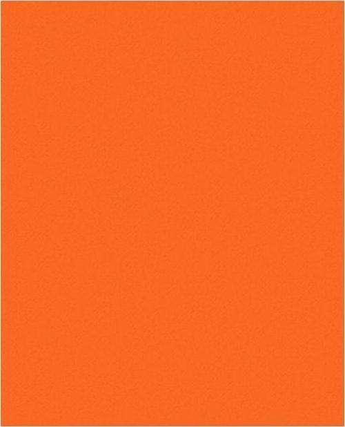 Fosforlu Fon Kartonu 50X70 Turuncu Rulo Şeklinde - 6 adet