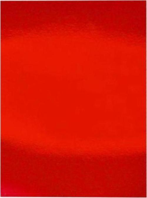 Metalik Fon Kartonu 50X70 Kırmızı Rulo Şeklinde - 6 adet