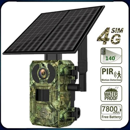 4G Sim Kartlı Solar Güneş Enerjili Kamera 4Mp Hazıfa Kartı Dahildir Hediyelidir
