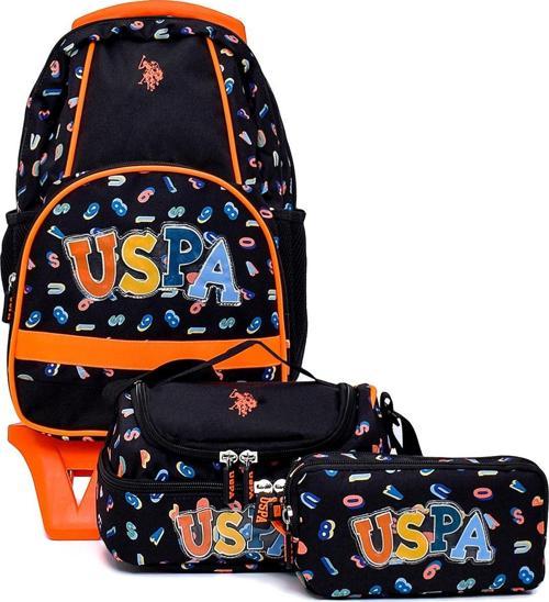 U.S. Polo. Assn. Erkek Çocuk Tekerlekli Okul Çanta Seti PLSETTRL241656766