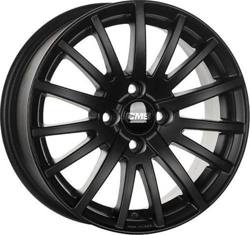 -465-13 6.5x15" -5x100 ET38 67.2 Complete Matt Black Jant (4 Adet)