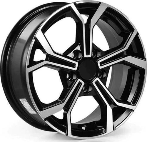 -W7516-04 6.5x15" -5x112 ET35 57.1 Black Diamond Jant (4 Adet)