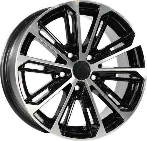 -W7615-06 6.5x16" -5x100 ET35 57.1 Deep Black Diamond Gloss Jant (4 Adet)