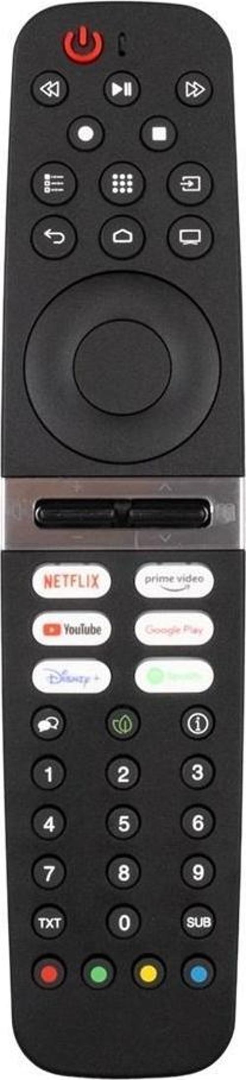 55 GGO 9900 B İle Uyumlu Android Tv Kumandası-Mikrofonsuz