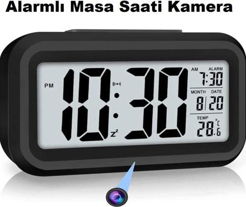 Alarmlı Dijital Masa Saati Video Kamera
