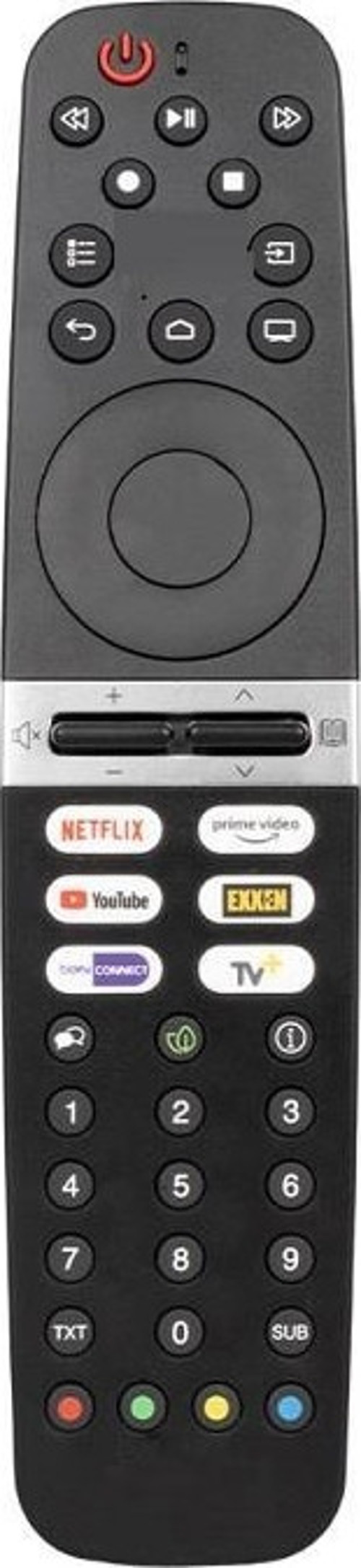 65 GHU 8500 A İle Uyumlu Google Tv Kumandası-Mikrofonsuz