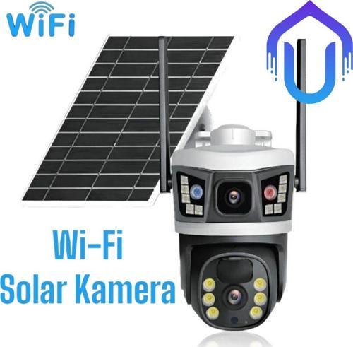 Çift Kameralı Wifi Solar Ptz Kamera V380 Pro Yazılım