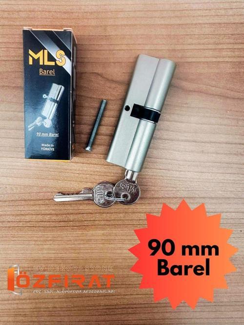 Pvc Pimapen Kapı Kilit Göbeği Barel 90Mm Pirinç Anahtarlı