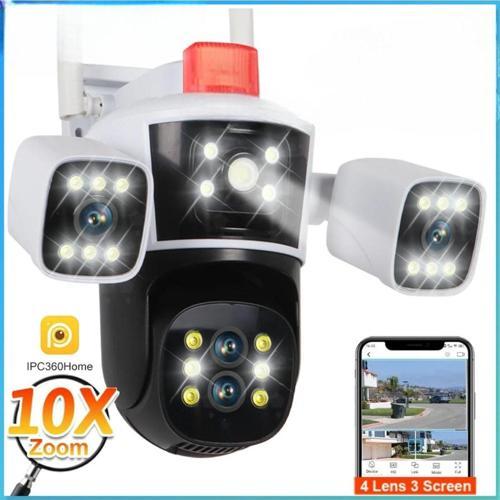 Ipc360 10X Hibrit Zoom 4 Kameralı Ptz Wifi Kamera