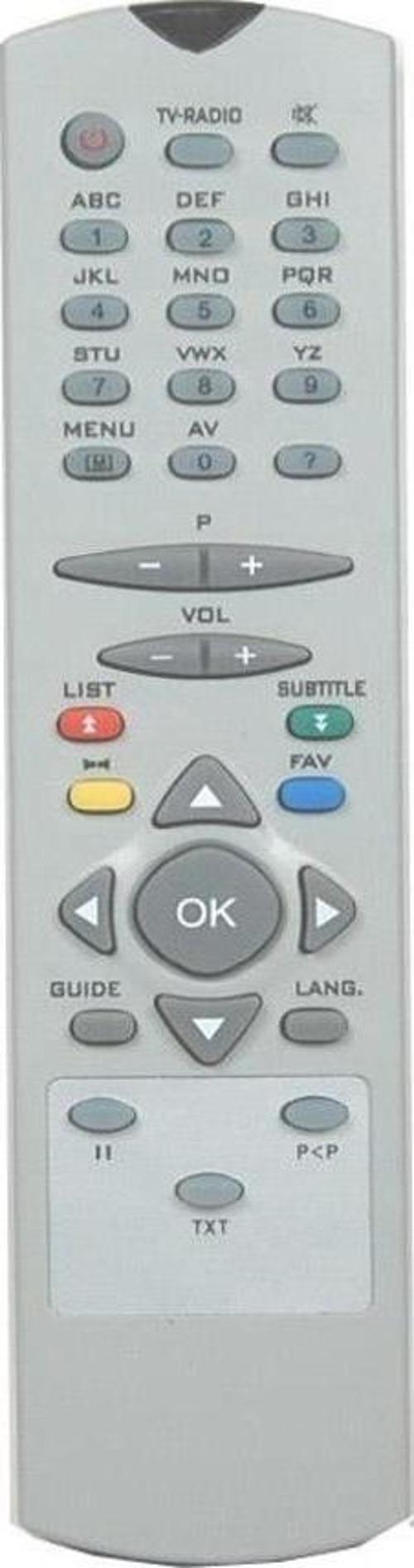 Uyumlu Dcr Regal Büyük Kalıp Teletexli Uydu Kumandası 805