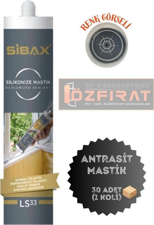 Silikonize Antrasit Mastik Pvc Kenarları Için Mükemmel-30 Adet-1 Koli