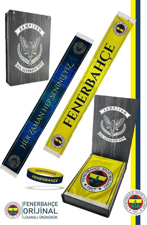 Orijinal Lisanslı Her Zaman Hep Seninleyiz Şal Atkı ve Bileklik Set Kanarya B
