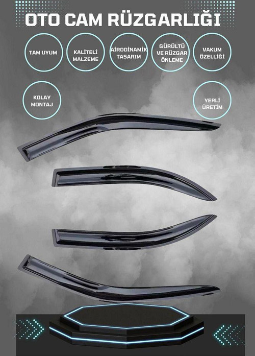 Hyundai Accent ERA 2006-2012 Mügen Cam Rüzgarlığı