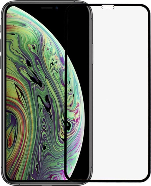 Iphone X/Xs Uyumlu Siyah Seramik Nano Ekran Koruyucu Tam Kaplayan Kırılmaz Esnek Cam