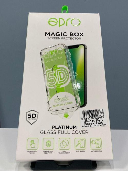 Magic Box  Kırılmaz Cam 5D İphone 16 Pro