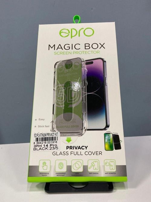 Magic Box Hayalet Kırılmaz Cam 5D İphone 14 Pro