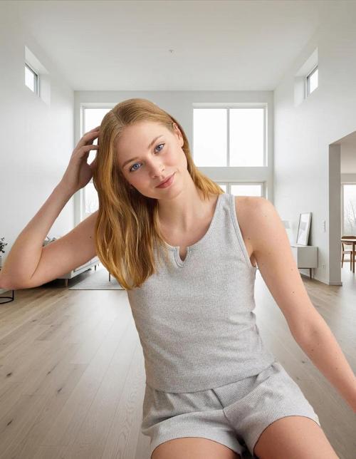 Kadın Waffle Kumaş Pijama Takımı Rahat Örme Atlet Şort Yüksek Kalite Kaliteli İşçilik
