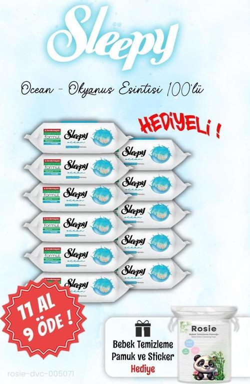 11 AL 9 ÖDE Sleepy Ocean - Okyanus Islak Havlusu  ve ROSIE