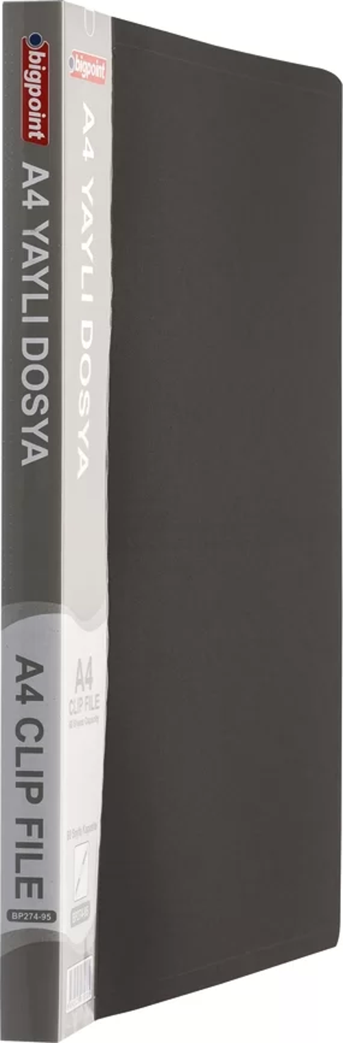 Yaylı Dosya A4 Mat Siyah