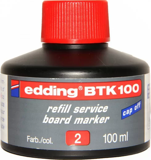 BTK 100 TAHTA KALEM MÜREKKEBİ KIRMIZI 100ml