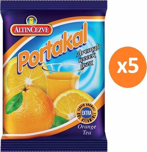 Portakal Aromalı Toz Içecek Oralet 250gr 5 Paket
