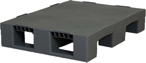 Plastik Palet-düz-120x80x15 cm-düz-gri