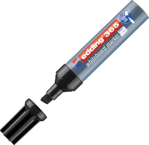 365 BEYAZ TAHTA KALEMİ KESİK UÇ SİYAH 2-7mm