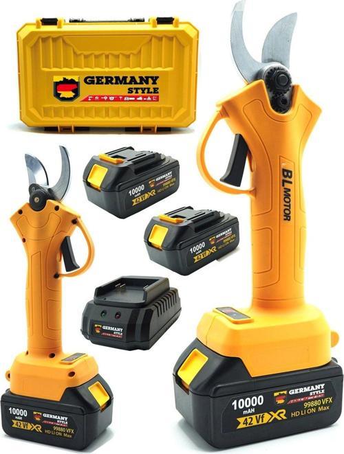 Alman Ms155 Kömürsüz Motor Çift Akü 35 Mm Profesyonel Dal Budama Makası