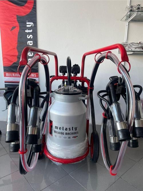 Süt Sağım Makinesi Çift Sağım Kuru Tip 40Lt Güğüm