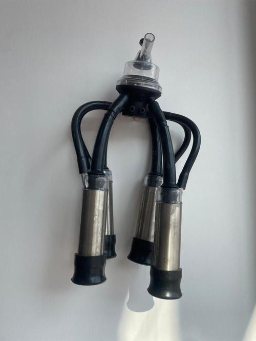 Süt Sağım Makinesi Sağım Demeti Yarı Tip Paslanmaz Kılıflı