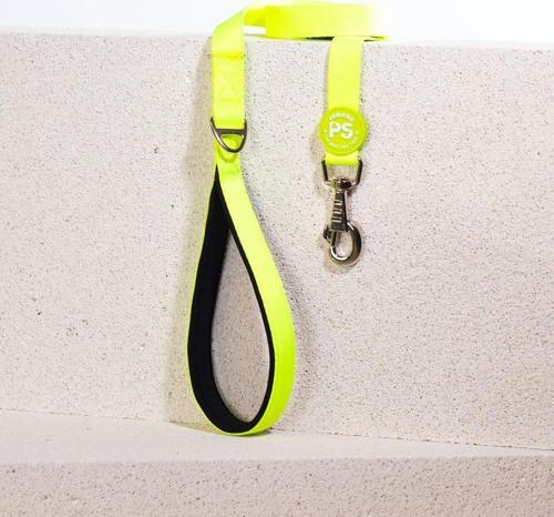 Neon Sarı Köpek Gezdirme Kayışı 120 cm x 2 cm