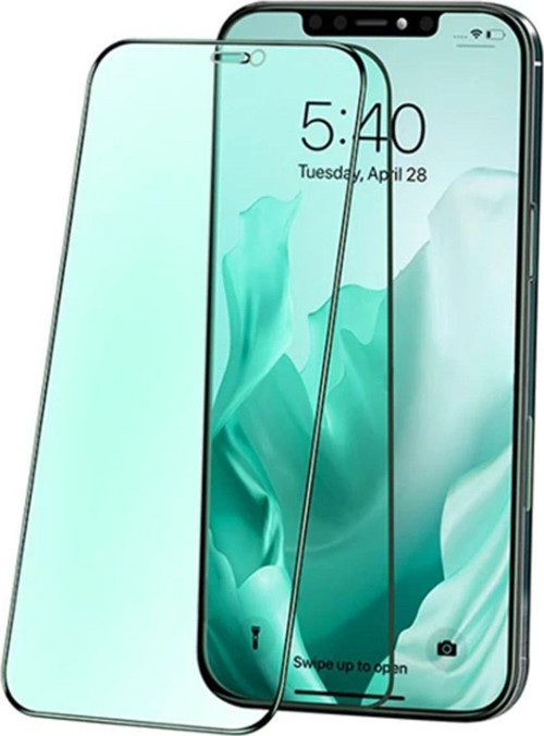 Ally İphone 12 Mini 5.4 Anti -Blue Green Light Göz Korumalı Tempered Full Ekran K - Gms8749-7404