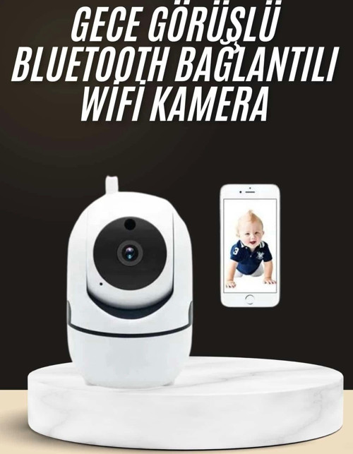 Akıllı Güvenlik Kamerası Hd Görüntü Kalitesi Hareket Algılama Wifi Kamera