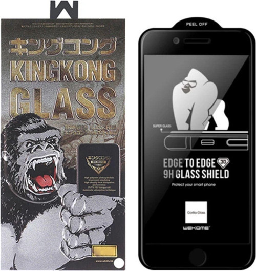 Wk İphone 8-7-Plus Kingkong Curved Tempered Cam Ekran Koruyucu-(5775) - Gms2169-6727