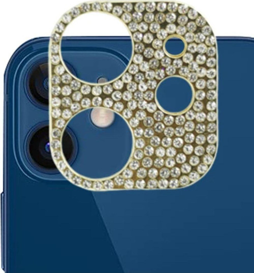Ally İphone 12 Kamera Koruyucu Lens Diamond Taş İşlemeli-(5775) - Gms7560-5514