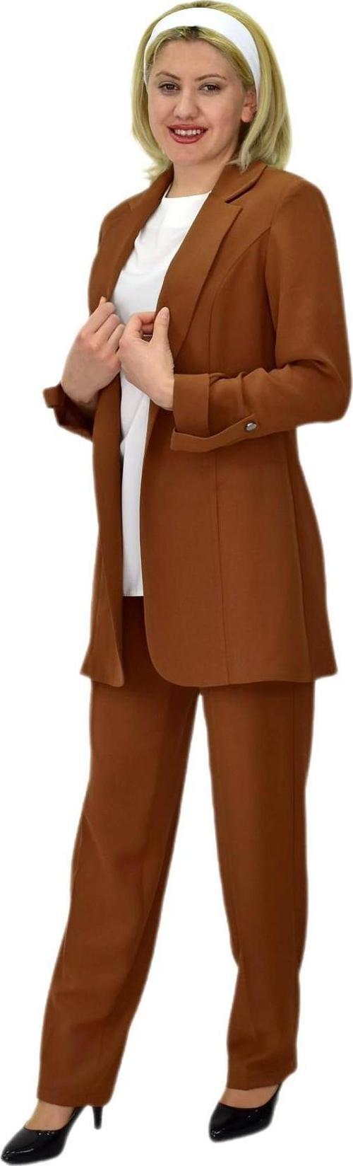 Kadın Ceket Pantolon Bluz 3 Lü Takım BGL-ST03808