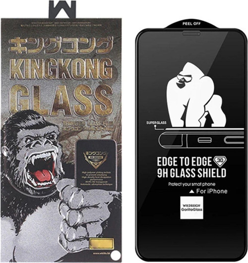 Wk İphone 11 Pro Max 6.7 Kingkong Curved Tempered Cam Ekran Koruyucu-(5775) - Gms5699-6443