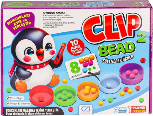 Capls-5286 Clip Bead Kutu Oyunu -Ca Games