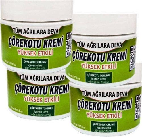 Çörek Otu Tohumu Yağı Agrilar İçin Bakım Masaj Kremi 4X150 Ml
