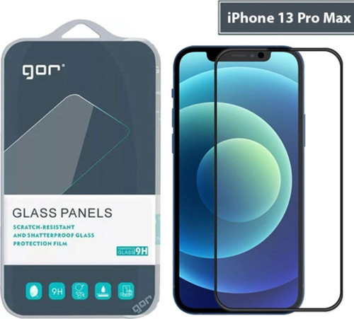 Gor İphone 13 Pro Max 9D Hardening Tempered Full Cam Ekran Koruyucu-(5775) - Gms1636-8434