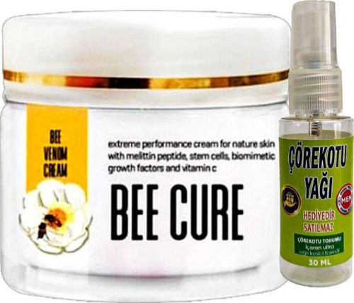 Bee Cure Arı Zehri 100 Ml Sızıları Rahatlatıcı Bakım Kremi+Çörek Otu Ağrı Yağ İle