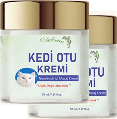 Kedi Otu Kremi 50 Ml 2 Adet Kafur Ağacı Yağı İçerikli Agrilar İçin Krem