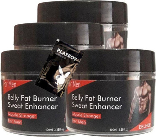 Belly Fatburner Yağları Eritmek İçin Masaj Bakım Kremi 4X100 Ml+1 Adet Jel İle