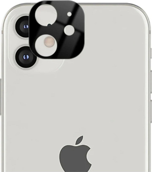 İphone 12 6.1 3D Full Kaplama Tempered Cam Kamera Koruyucu-(5775) - Gms8888-3616