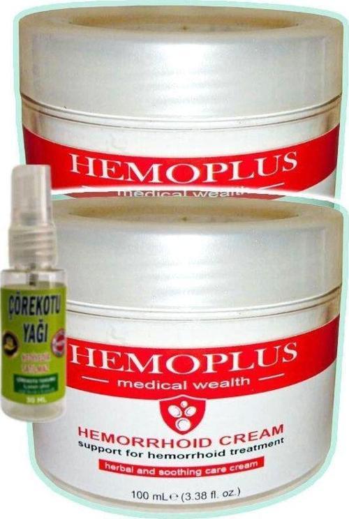 Hemoplus 2X100 Ml Hemeroid Ba.Sur Kremi + 30 Ml Çörek Otu Yağı İle