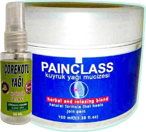 Painclass Kas Eklem Sızıları İçin Kuyruk Yağı Bakım Kremi 100 Ml+30 Ml Çörek Otu Yağı İle