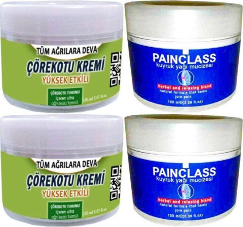 Çörek Otu Agrılar İçin Krem 2X150 Ml+Painclass 2X100 Ml Kuyruk Yağı Kremi