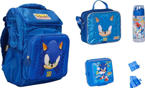 The Hedgehog Ultimate Power Okul Çantası (4 parça)