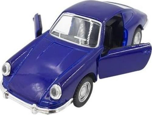 Nostaljik Klasik Metal Çek Bırak Araba Mavi Kapılar Açılır ( 1/36 Ölçek ) Mod:4