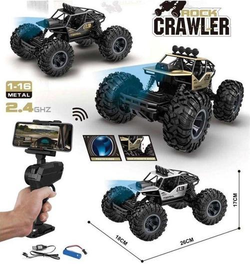 2095 1 16 4X4 Wifi Kameralı Rock Crawler